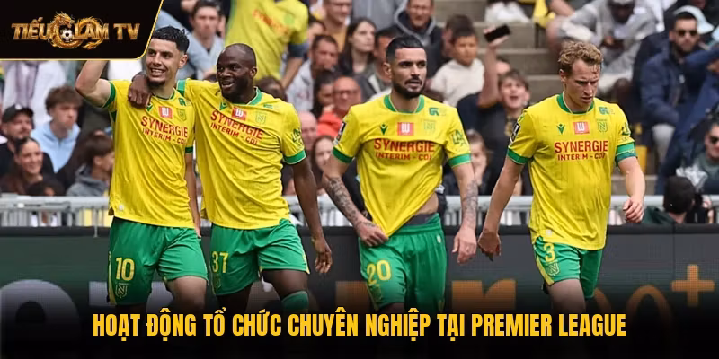 Hoạt động tổ chức chuyên nghiệp tại Premier League