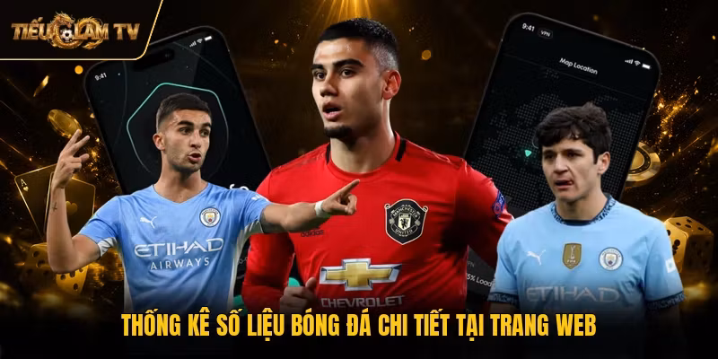 Thống kê số liệu bóng đá chi tiết tại trang web